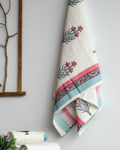 Elegant Hand Block Print Towel (TWL07)